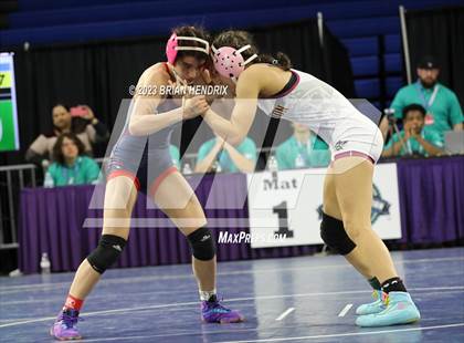 Thumbnail 1 in NCHSAA Women's Wrestling Invitational 2023 photogallery.