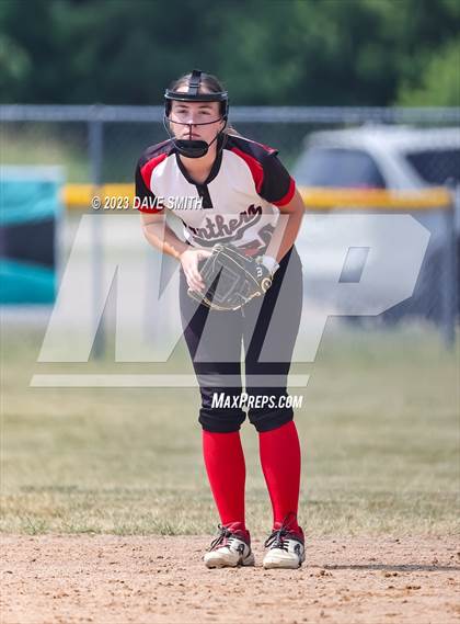 Thumbnail 2 in Beckman vs Monticello (West Delaware Invitational) photogallery.