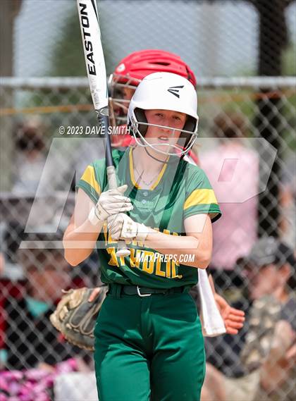 Thumbnail 3 in Beckman vs Monticello (West Delaware Invitational) photogallery.