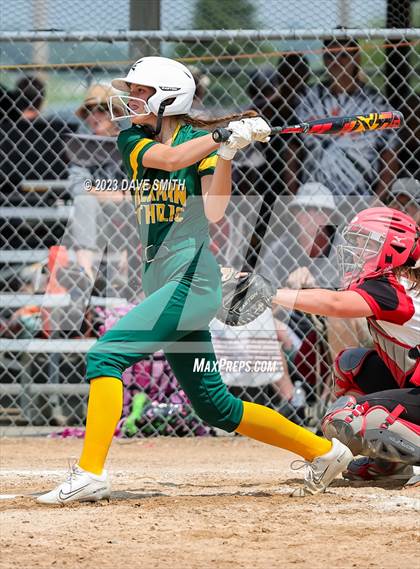 Thumbnail 2 in Beckman vs Monticello (West Delaware Invitational) photogallery.