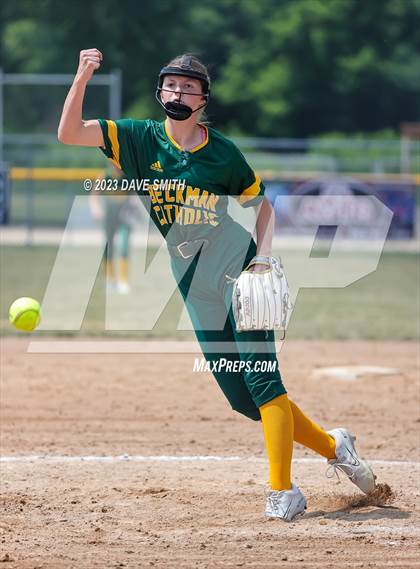 Thumbnail 2 in Beckman vs Monticello (West Delaware Invitational) photogallery.