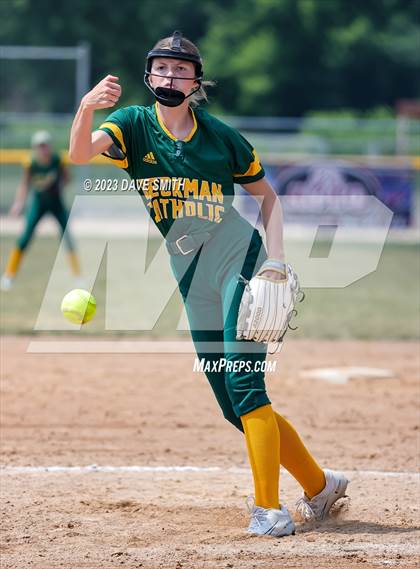 Thumbnail 1 in Beckman vs Monticello (West Delaware Invitational) photogallery.