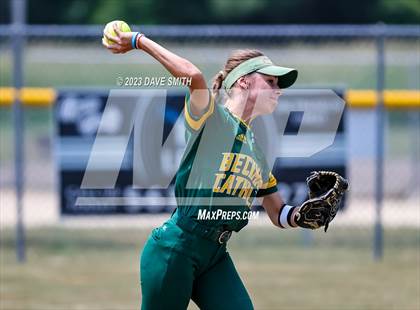 Thumbnail 1 in Beckman vs Monticello (West Delaware Invitational) photogallery.