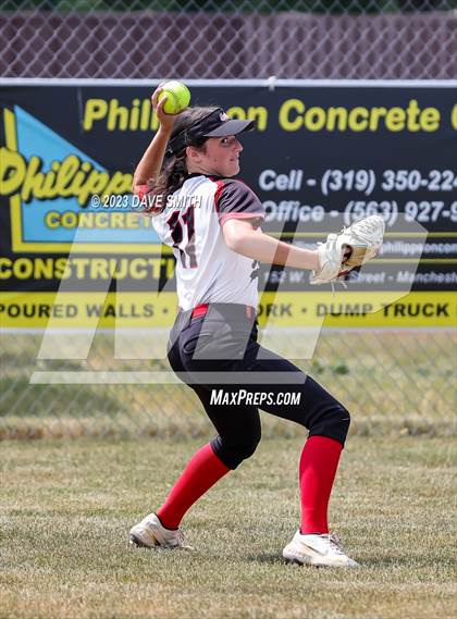 Thumbnail 1 in Beckman vs Monticello (West Delaware Invitational) photogallery.
