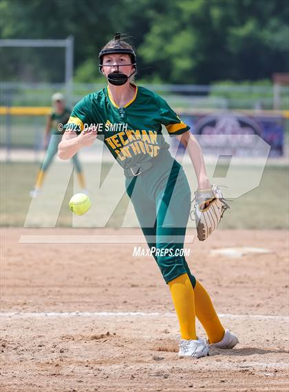 Thumbnail 1 in Beckman vs Monticello (West Delaware Invitational) photogallery.
