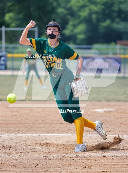 Thumbnail 1 in Beckman vs Monticello (West Delaware Invitational) photogallery.