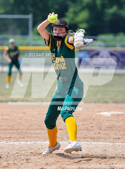 Thumbnail 1 in Beckman vs Monticello (West Delaware Invitational) photogallery.