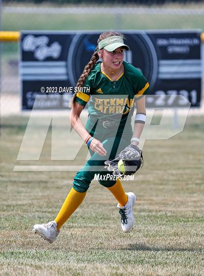 Thumbnail 3 in Beckman vs Monticello (West Delaware Invitational) photogallery.