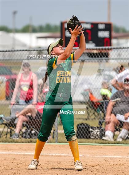 Thumbnail 2 in Beckman vs Monticello (West Delaware Invitational) photogallery.