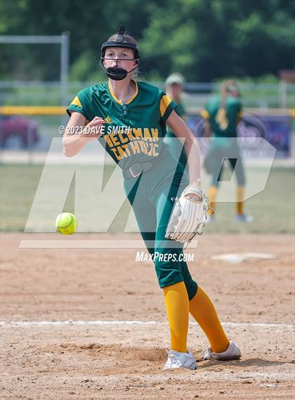 Thumbnail 2 in Beckman vs Monticello (West Delaware Invitational) photogallery.