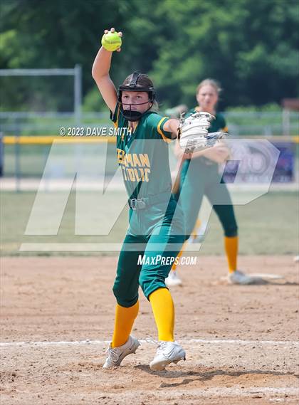 Thumbnail 3 in Beckman vs Monticello (West Delaware Invitational) photogallery.