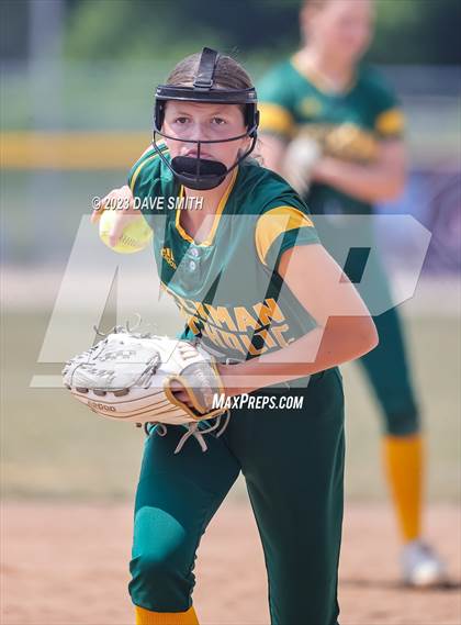 Thumbnail 1 in Beckman vs Monticello (West Delaware Invitational) photogallery.