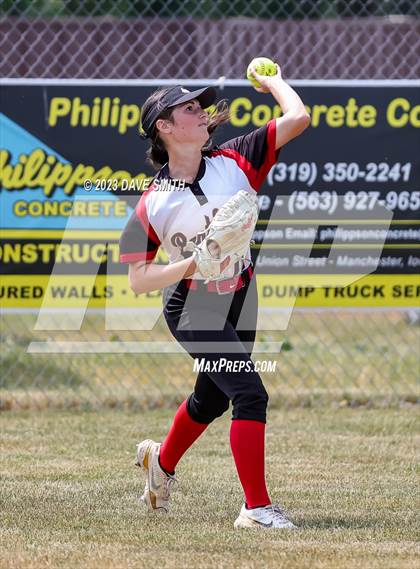Thumbnail 2 in Beckman vs Monticello (West Delaware Invitational) photogallery.