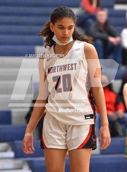 Thumbnail 3 in Cardinal Gibbons vs. Northwest Guilford (Lady Knights Holiday Invitational Final) photogallery.
