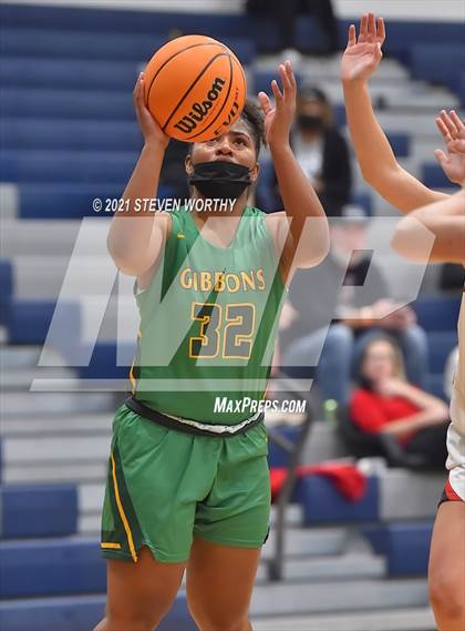 Thumbnail 2 in Cardinal Gibbons vs. Northwest Guilford (Lady Knights Holiday Invitational Final) photogallery.