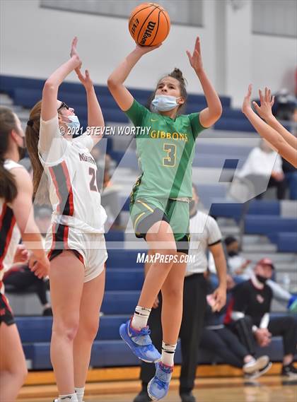 Thumbnail 2 in Cardinal Gibbons vs. Northwest Guilford (Lady Knights Holiday Invitational Final) photogallery.