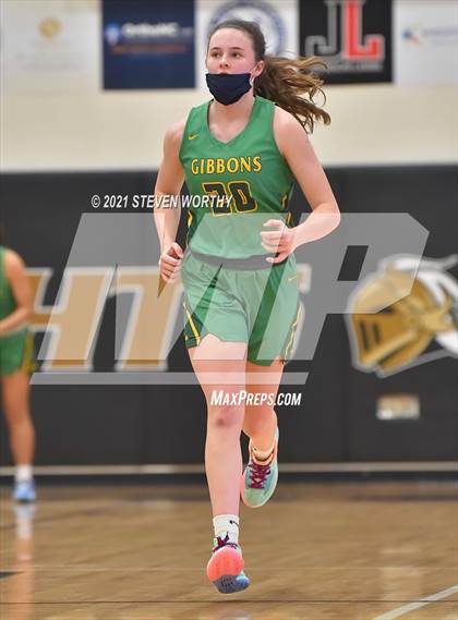 Thumbnail 3 in Cardinal Gibbons vs. Northwest Guilford (Lady Knights Holiday Invitational Final) photogallery.