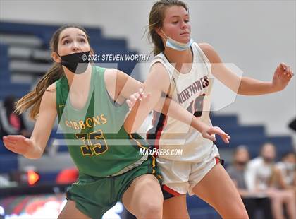 Thumbnail 2 in Cardinal Gibbons vs. Northwest Guilford (Lady Knights Holiday Invitational Final) photogallery.