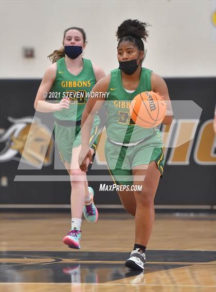 Thumbnail 2 in Cardinal Gibbons vs. Northwest Guilford (Lady Knights Holiday Invitational Final) photogallery.