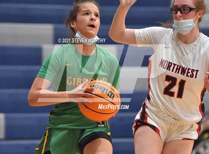 Thumbnail 1 in Cardinal Gibbons vs. Northwest Guilford (Lady Knights Holiday Invitational Final) photogallery.