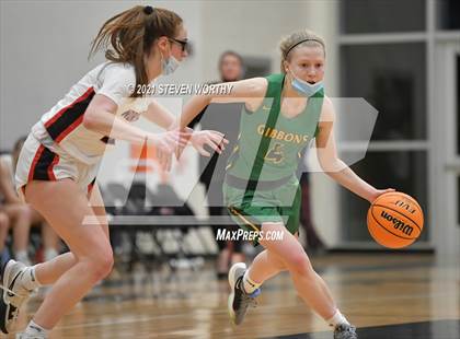 Thumbnail 1 in Cardinal Gibbons vs. Northwest Guilford (Lady Knights Holiday Invitational Final) photogallery.