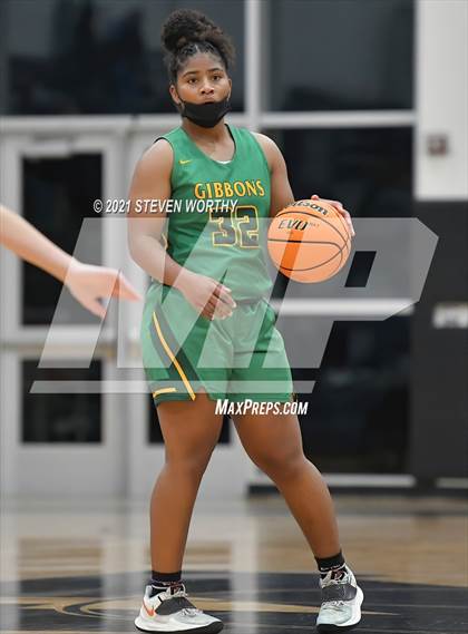 Thumbnail 3 in Cardinal Gibbons vs. Northwest Guilford (Lady Knights Holiday Invitational Final) photogallery.