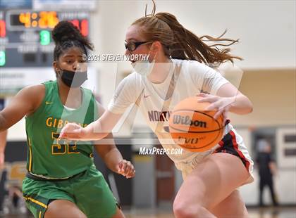 Thumbnail 3 in Cardinal Gibbons vs. Northwest Guilford (Lady Knights Holiday Invitational Final) photogallery.