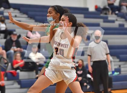 Thumbnail 2 in Cardinal Gibbons vs. Northwest Guilford (Lady Knights Holiday Invitational Final) photogallery.