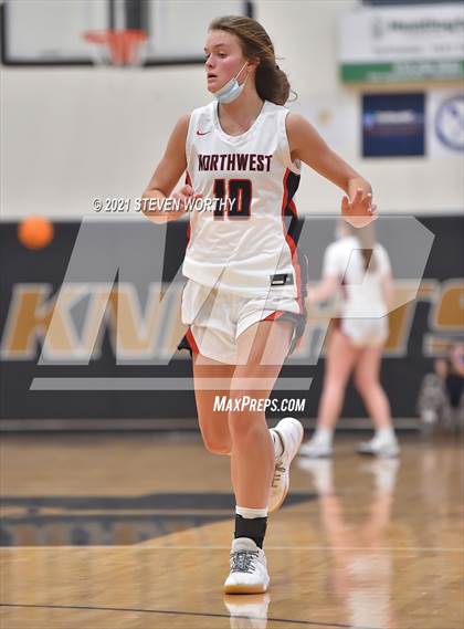 Thumbnail 2 in Cardinal Gibbons vs. Northwest Guilford (Lady Knights Holiday Invitational Final) photogallery.