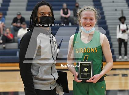 Thumbnail 3 in Cardinal Gibbons vs. Northwest Guilford (Lady Knights Holiday Invitational Final) photogallery.