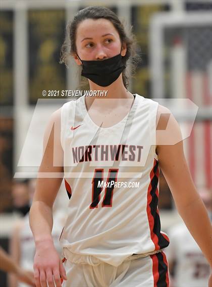 Thumbnail 2 in Cardinal Gibbons vs. Northwest Guilford (Lady Knights Holiday Invitational Final) photogallery.