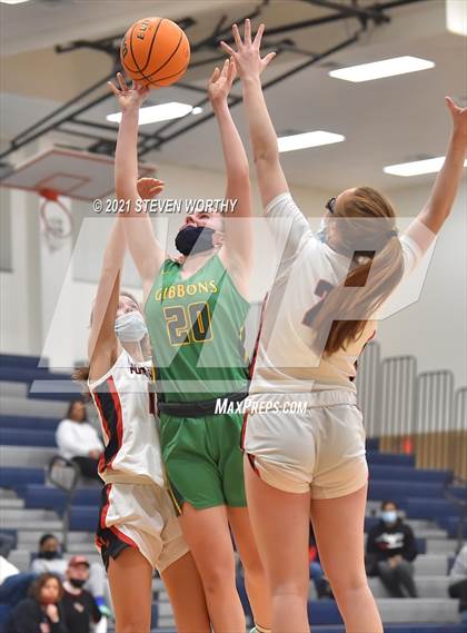 Thumbnail 2 in Cardinal Gibbons vs. Northwest Guilford (Lady Knights Holiday Invitational Final) photogallery.