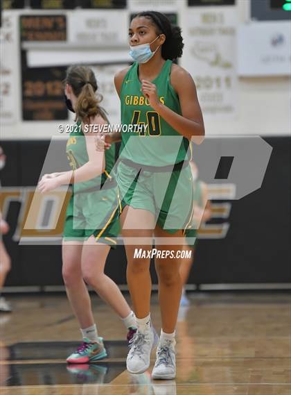 Thumbnail 1 in Cardinal Gibbons vs. Northwest Guilford (Lady Knights Holiday Invitational Final) photogallery.
