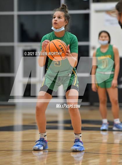 Thumbnail 1 in Cardinal Gibbons vs. Northwest Guilford (Lady Knights Holiday Invitational Final) photogallery.