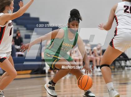 Thumbnail 2 in Cardinal Gibbons vs. Northwest Guilford (Lady Knights Holiday Invitational Final) photogallery.