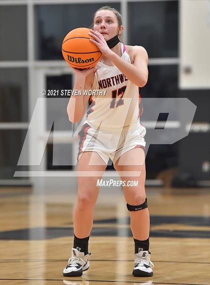 Thumbnail 3 in Cardinal Gibbons vs. Northwest Guilford (Lady Knights Holiday Invitational Final) photogallery.
