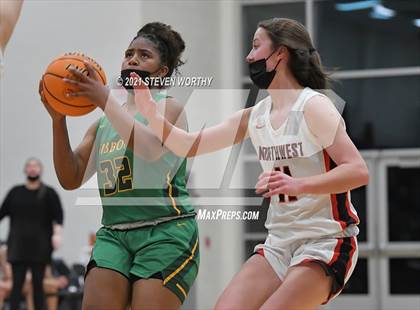Thumbnail 3 in Cardinal Gibbons vs. Northwest Guilford (Lady Knights Holiday Invitational Final) photogallery.