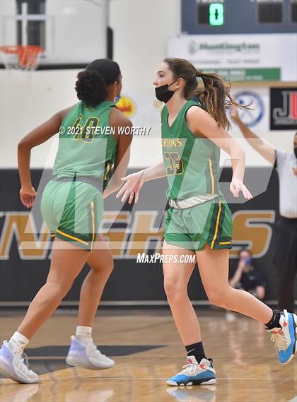 Thumbnail 2 in Cardinal Gibbons vs. Northwest Guilford (Lady Knights Holiday Invitational Final) photogallery.