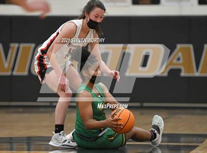 Thumbnail 3 in Cardinal Gibbons vs. Northwest Guilford (Lady Knights Holiday Invitational Final) photogallery.