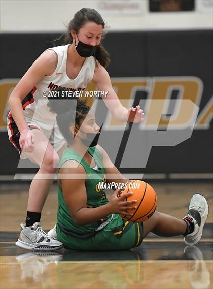 Thumbnail 1 in Cardinal Gibbons vs. Northwest Guilford (Lady Knights Holiday Invitational Final) photogallery.