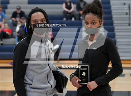 Thumbnail 2 in Cardinal Gibbons vs. Northwest Guilford (Lady Knights Holiday Invitational Final) photogallery.