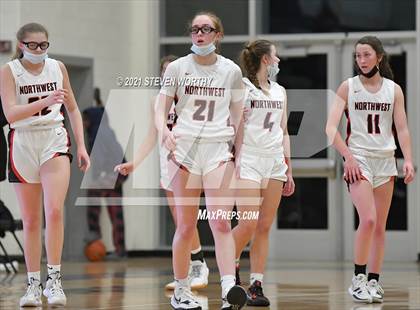 Thumbnail 3 in Cardinal Gibbons vs. Northwest Guilford (Lady Knights Holiday Invitational Final) photogallery.