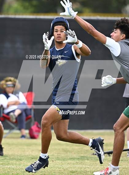 Thumbnail 2 in St. John Bosco vs. Inglewood (Battle at the Beach) photogallery.