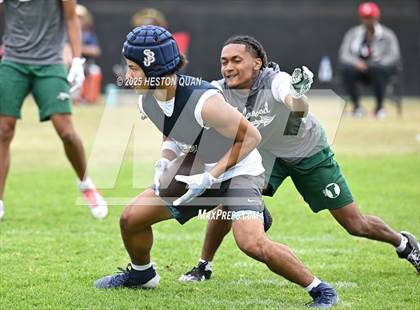 Thumbnail 1 in St. John Bosco vs. Inglewood (Battle at the Beach) photogallery.