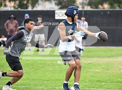 Thumbnail 1 in St. John Bosco vs. Inglewood (Battle at the Beach) photogallery.