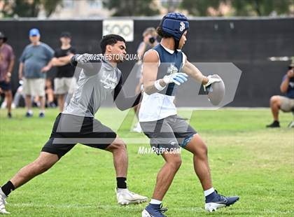 Thumbnail 2 in St. John Bosco vs. Inglewood (Battle at the Beach) photogallery.