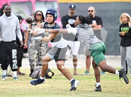 Thumbnail 1 in St. John Bosco vs. Inglewood (Battle at the Beach) photogallery.