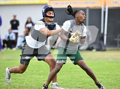 Thumbnail 2 in St. John Bosco vs. Inglewood (Battle at the Beach) photogallery.