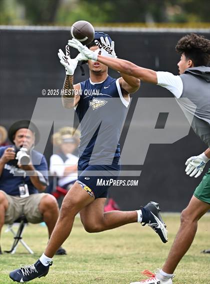 Thumbnail 3 in St. John Bosco vs. Inglewood (Battle at the Beach) photogallery.
