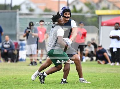 Thumbnail 3 in St. John Bosco vs. Inglewood (Battle at the Beach) photogallery.
